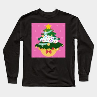 Merry Christmas Tree Long Sleeve T-Shirt